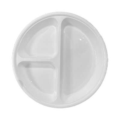 PLATO FIESTA 3D BLANCO